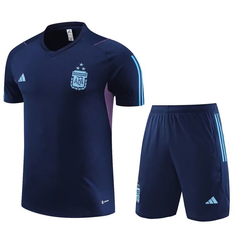 AAA Quality Argentina 22/23 Navy/Purple Training Kit Jerseys